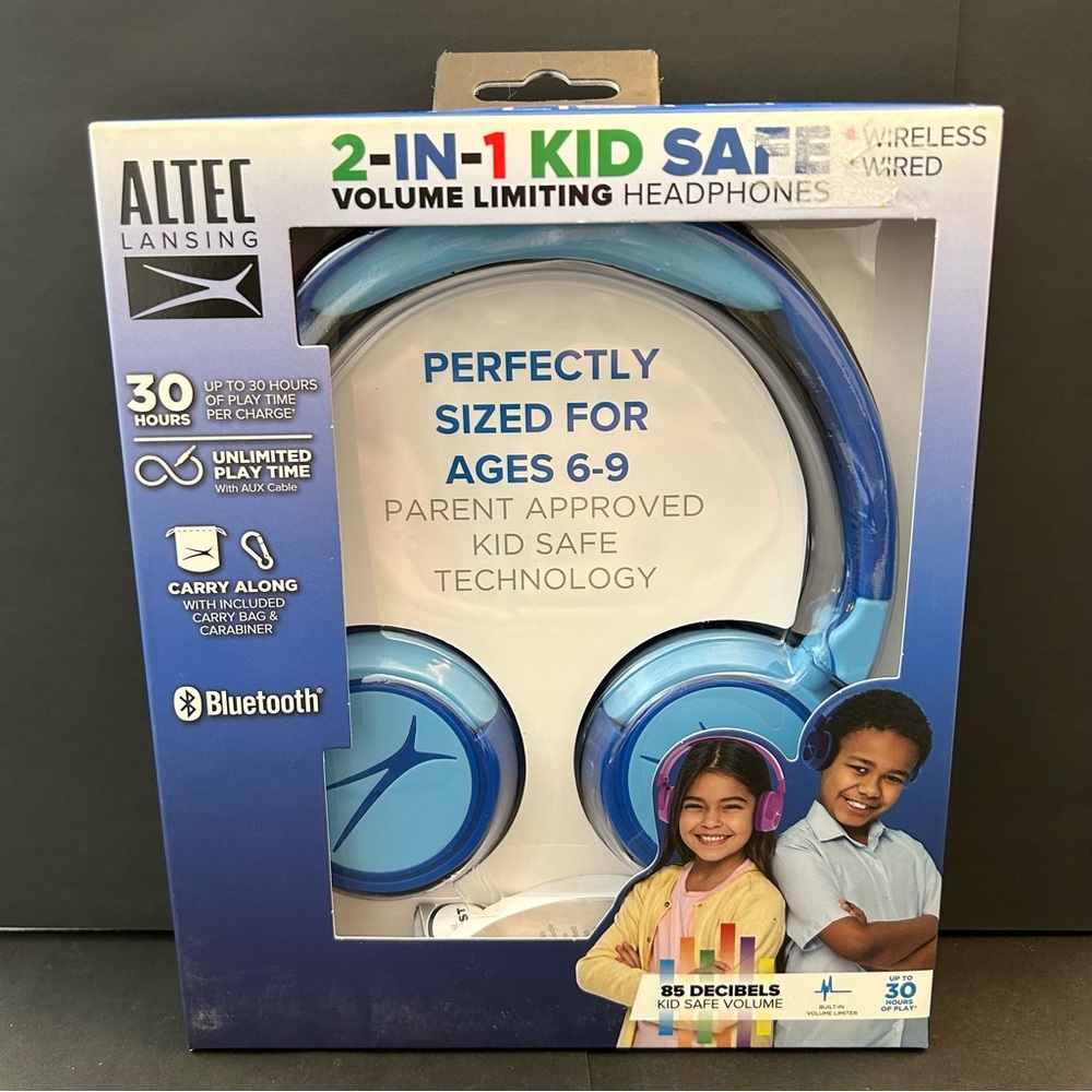 Altec Lansing Blue Kid Safe Headphones